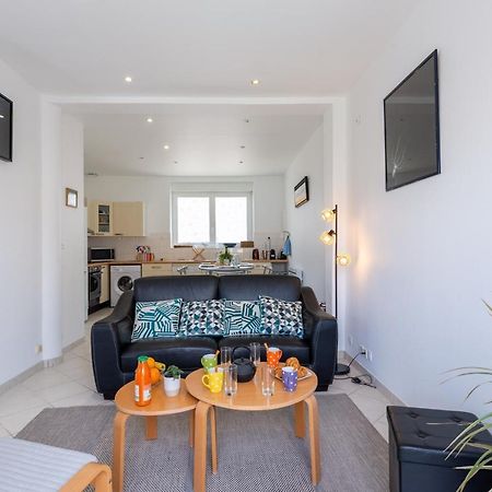 Les Bleuets - Duplex Avec Vue Mer Pleneuf-Val-Andre Bagian luar foto
