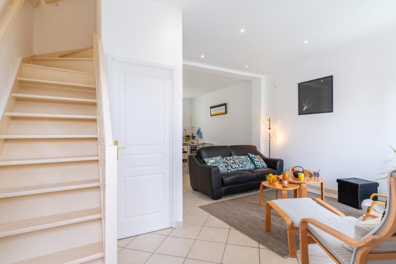 Les Bleuets - Duplex Avec Vue Mer Pleneuf-Val-Andre Bagian luar foto