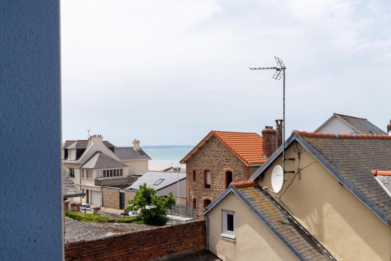 Les Bleuets - Duplex Avec Vue Mer Pleneuf-Val-Andre Bagian luar foto
